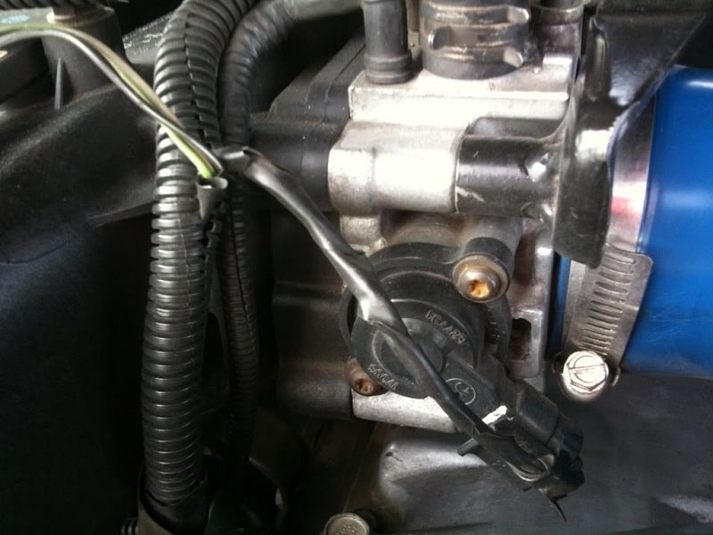 vị trí của cảm biến vị trí bướm ga