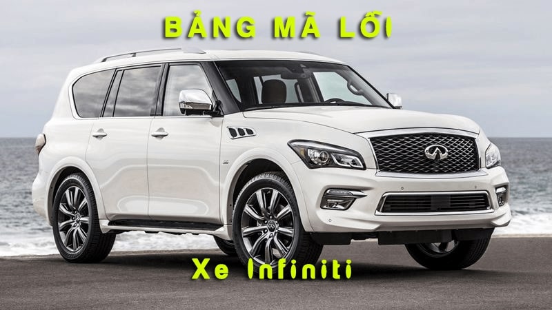 Bảng Mô Tả Mã Lỗi Trên Xe INFINITI PHẦN 25