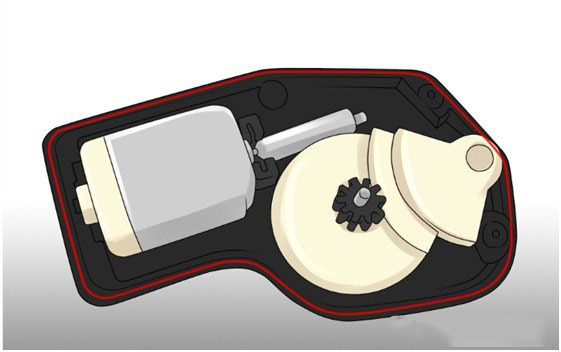 Lắp mô tơ và các bánh răng