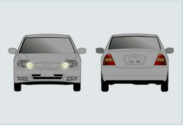 đèn kích thước