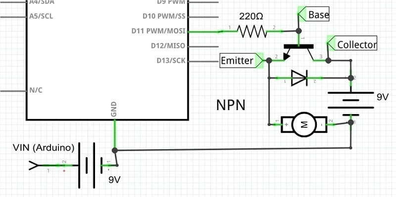 Hình ảnh của transistor ứng dụng trên ô tô