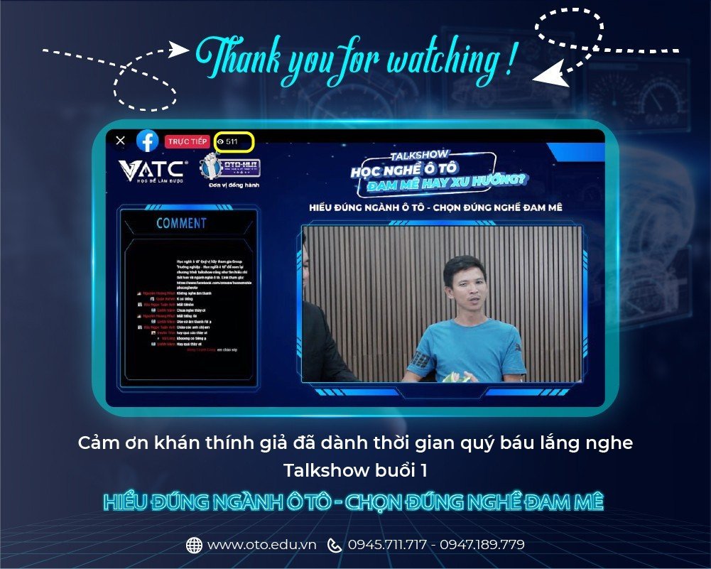 Tổng quan buổi talkshow hiểu đúng ngành ô tô – chọn đúng nghề đam mê