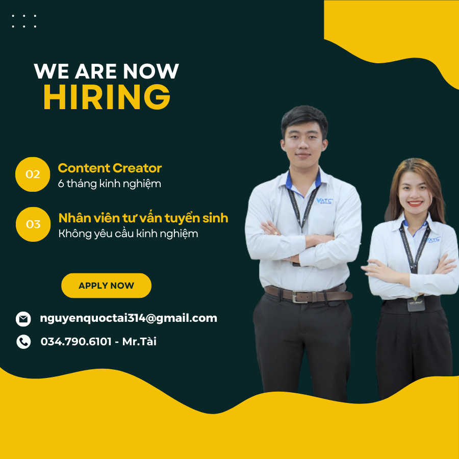 VATC thông báo tuyển dụng nhân sự bổ sung trong năm 2023