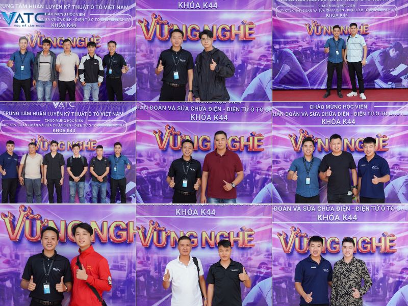 Khai giảng lớp KTV chẩn đoán và sửa chữa điện – điện tử ô tô chuyên nghiệp khóa 44