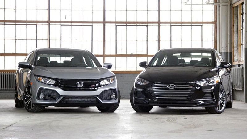 xe thể thao và sedan