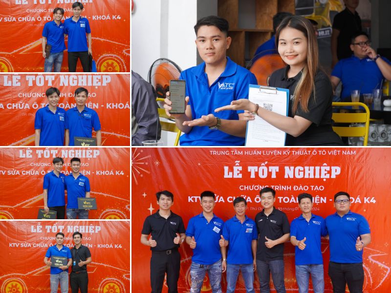 Bế giảng lớp sửa chữa ô tô toàn diện TD K4