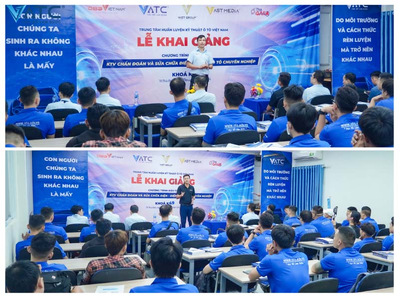 học viên tại lễ khai giảng khóa K49