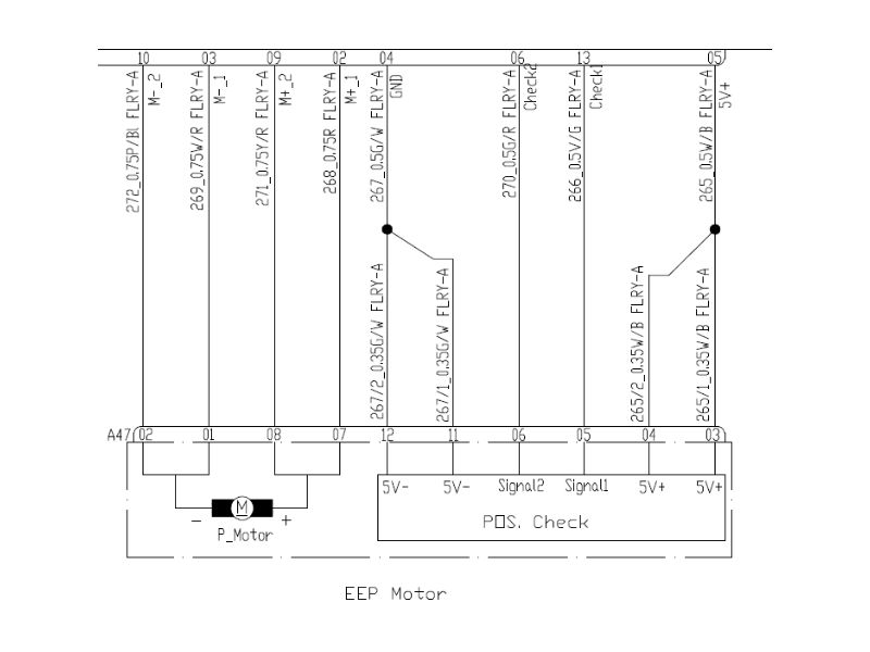 Mạch điện của mô tơ khóa số P