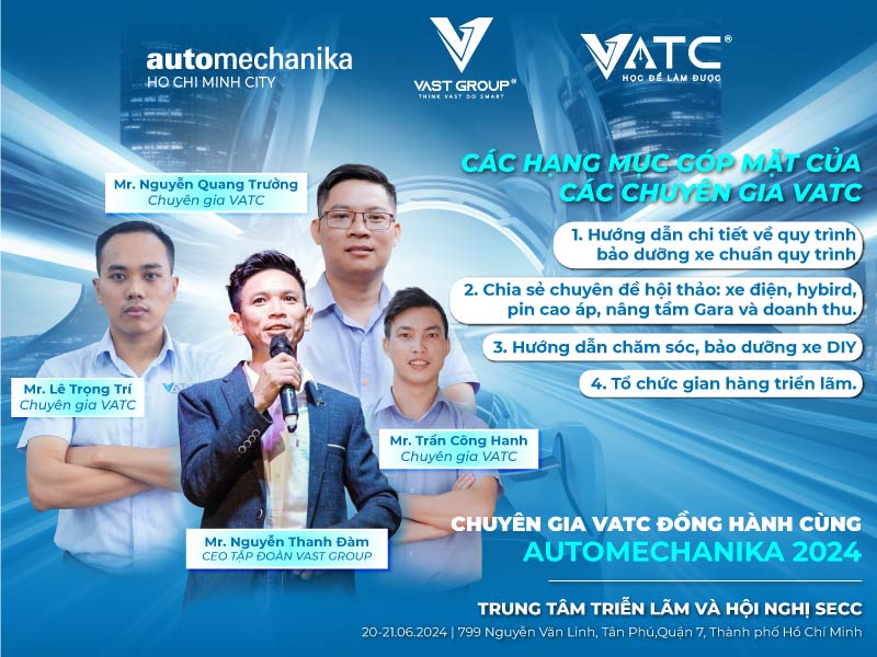 chuyên gia từ VATC chủ trì nhiều phiên hội thảo chuyên đề tại Automechanika 2024