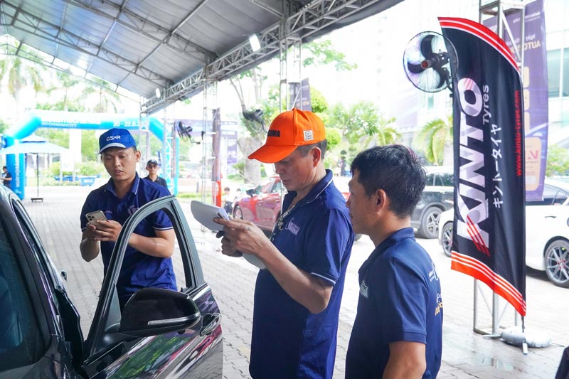 khu vực sự kiện ngày hội Bảo dưỡng xe 2024 1