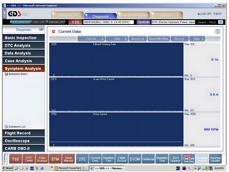 chẩn đoán hệ thống EHPS