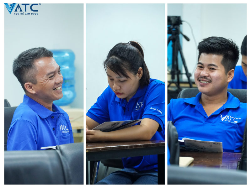 học viên lớp điều hòa không khí khóa K3