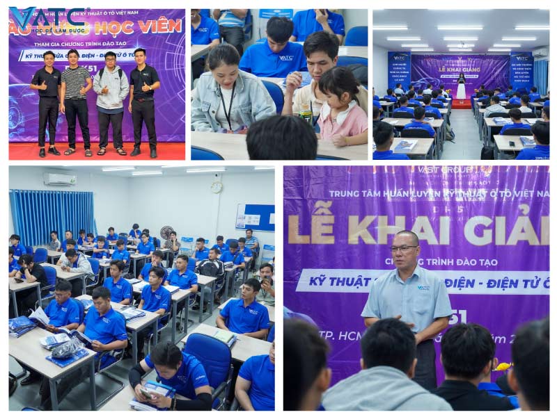 Lễ Khai Giảng Lớp Kỹ Thuật Sửa Chữa Điện – Điện Tử Ô Tô Khóa K51