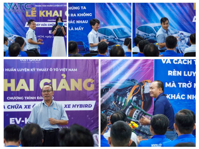 ban lãnh đạo cùng giảng viên VATC