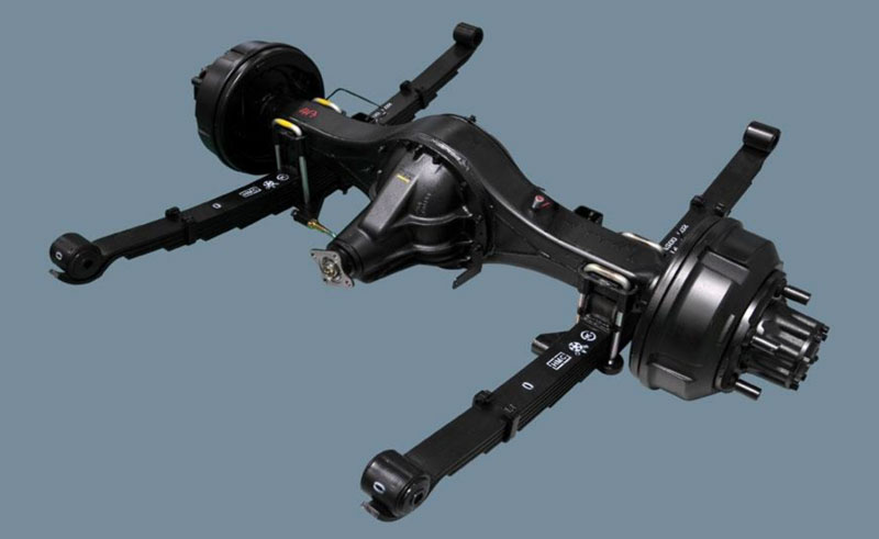 Hệ thống treo phụ thuộc dạng nhíp song song