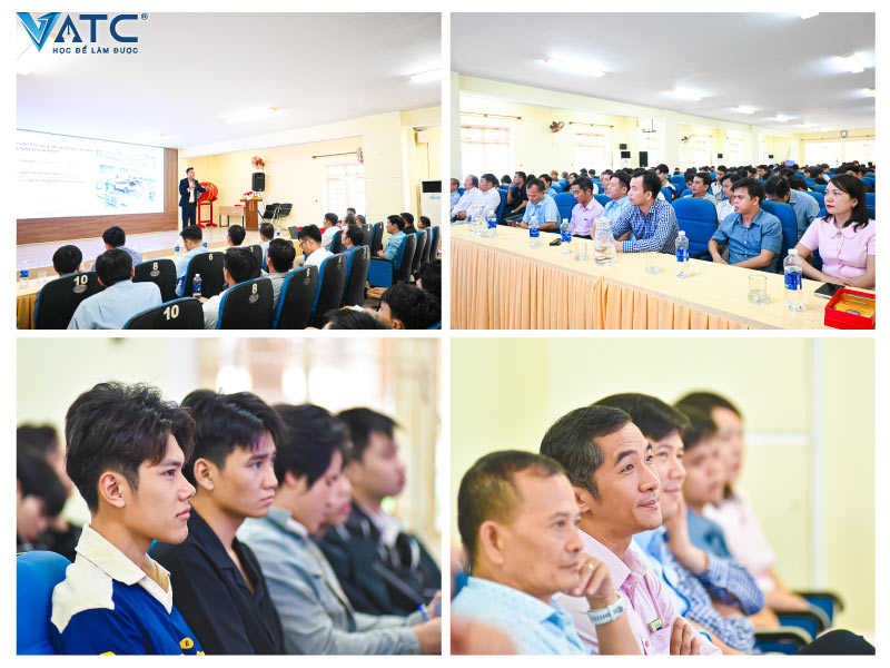 sinh viên trường cao đẳng công nghiệp huế tham gia hội thảo kỹ thuật xe ô tô điện