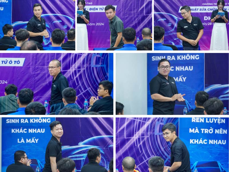 ban lãnh đạo và giảng viên tham gia lễ khai giảng DHK53