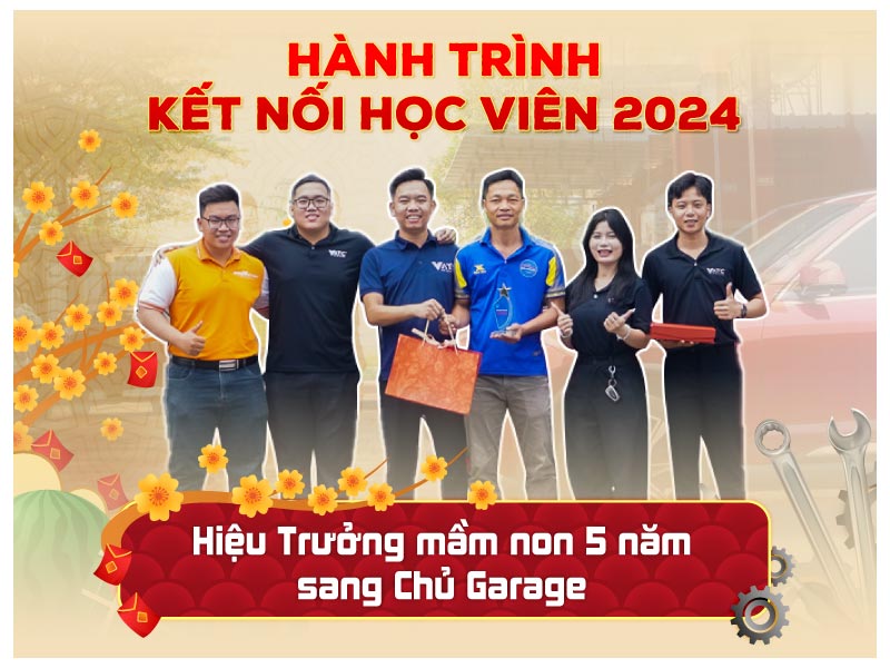 Garage FC81+ Car Station – Cựu học viên lớp Kỹ thuật sửa chữa ô tô Khóa K5