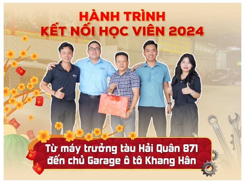 Garage Khang Hân – Cựu học viên lớp Kỹ thuật sửa chữa điện – điện tử ô tô K38