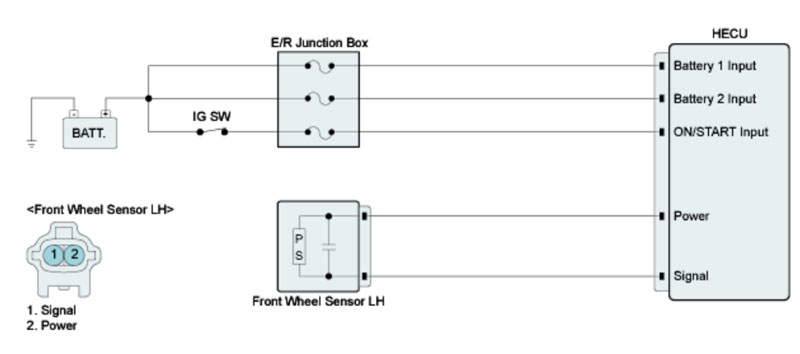 mạch điện của hệ thống