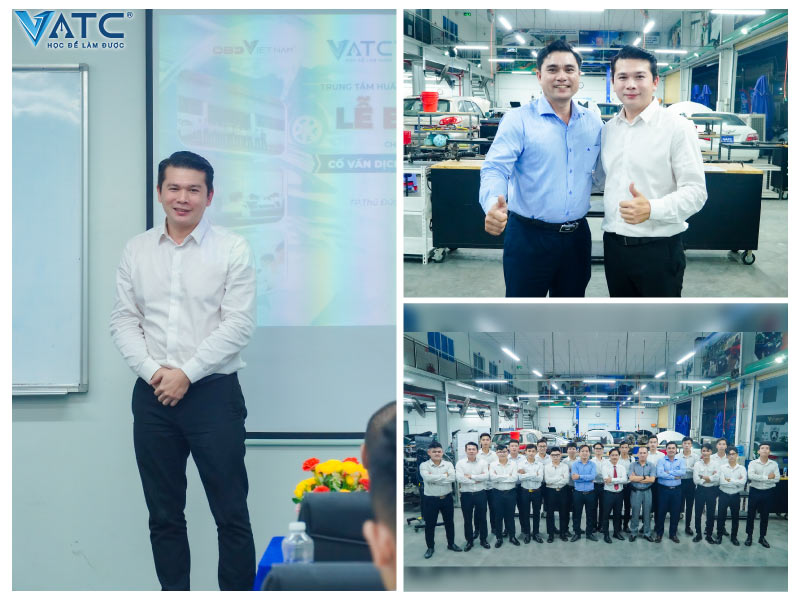 anh kha tại lớp cố vấn dịch vụ ô tô chuyên nghiệp khoá k7