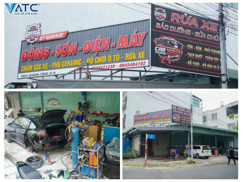 cơ sở vật chất và trang thiết bị tại dt garage