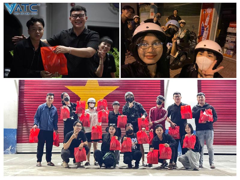 đội ngũ vatc tận tay trao tặng 40 chiếc bánh chưng đến các mảnh đời khó khăn