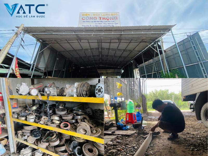 garage điện máy lạnh ô tô tại tây ninh