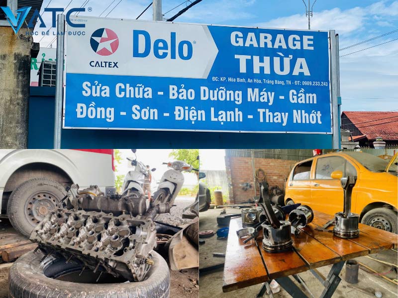 garage ô tô thừa