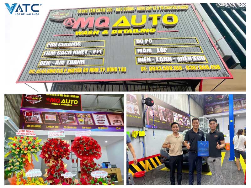 khai trương garage amq auto