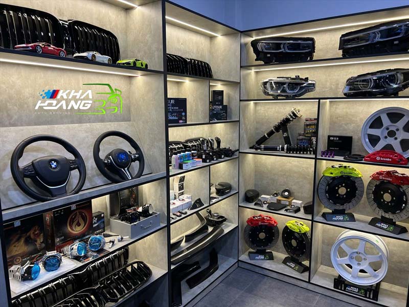 hệ thống cơ sở vật chất tại kha hoàng auto service