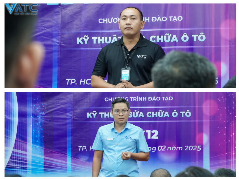 khai giảng lớp Kỹ thuật sửa chữa ô tô toàn diện K12