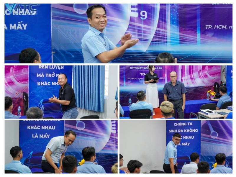 khai giảng lớp kỹ thuật sửa chữa ô tô toàn diện k12 4