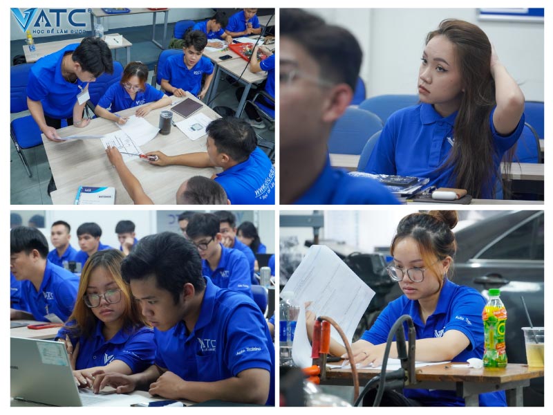 bông hồng duy nhất của lớp kỹ thuật sửa chữa ô tô toàn diện k8