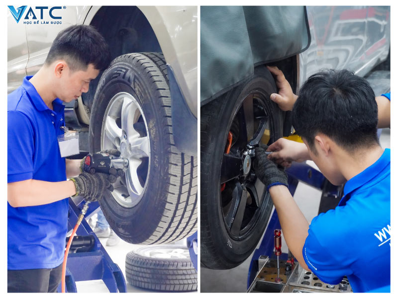 con trai nên học nghề sửa chữa ô tô khi không chọn học đại học