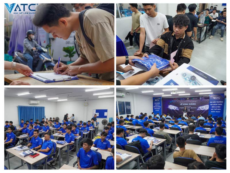 Lễ Khai giảng lớp Kỹ thuật Sửa chữa điện – điện tử ô tô K55