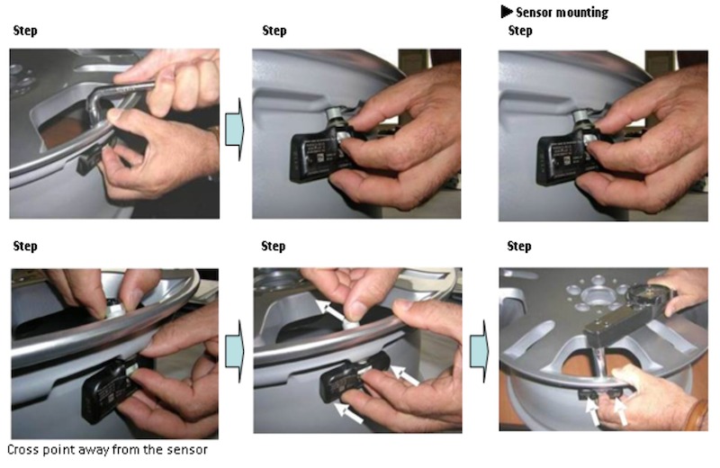 tháo lắp bộ cảm biến