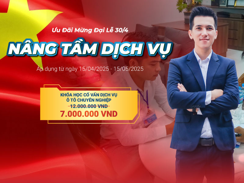 siêu ưu đãi học phí 2025 khoá học dịch vụ