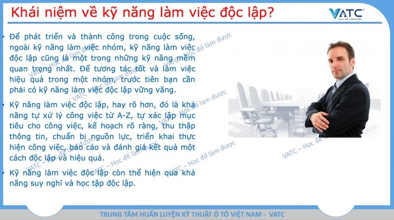 tài liệu kỹ năng làm việc độc lập vatc