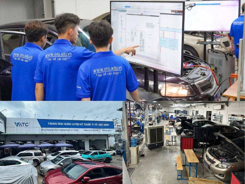 cơ sở vật chất hiện đại tại vatc