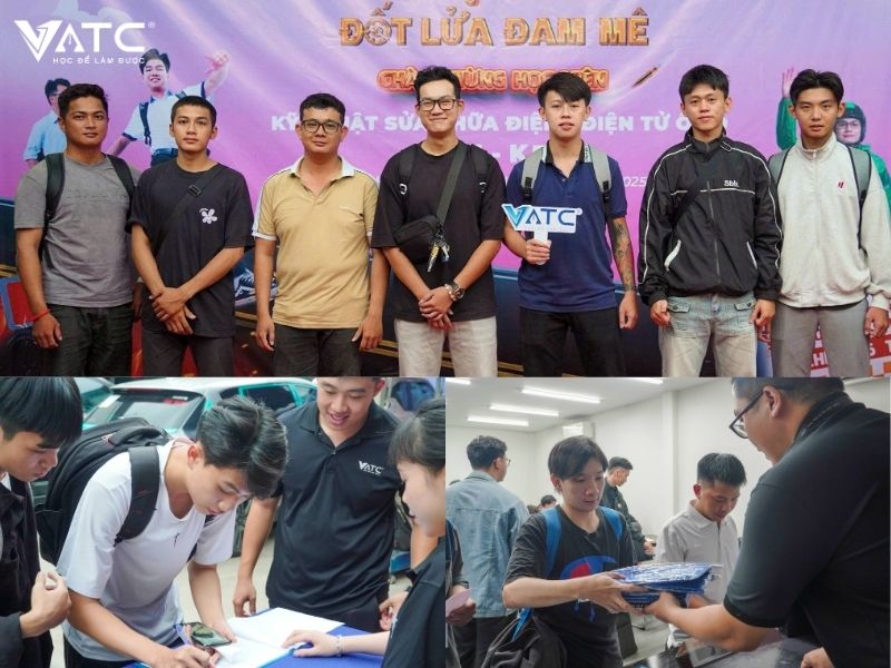 Khai giảng lớp Kỹ thuật sửa chữa điện ô tô K58