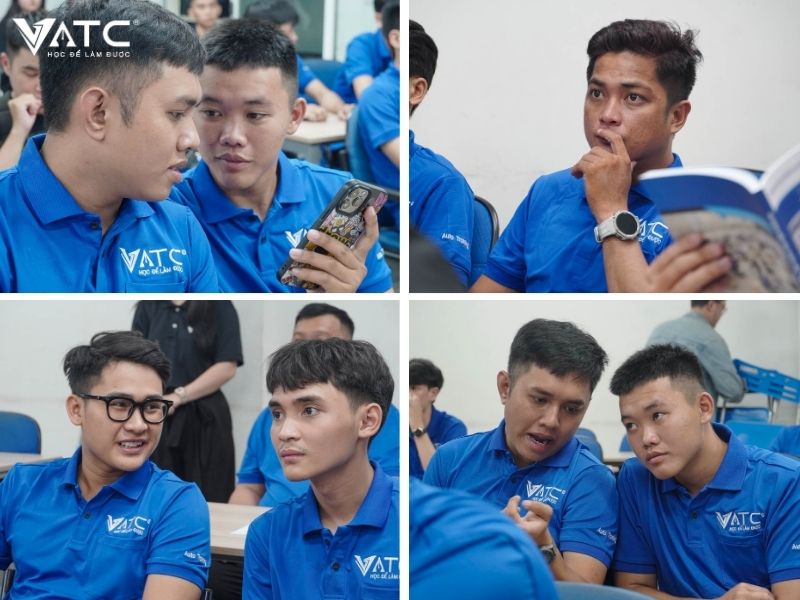 lớp kỹ thuật sửa chữa điện - điện tử ô tô trong buổi lễ khai giảng